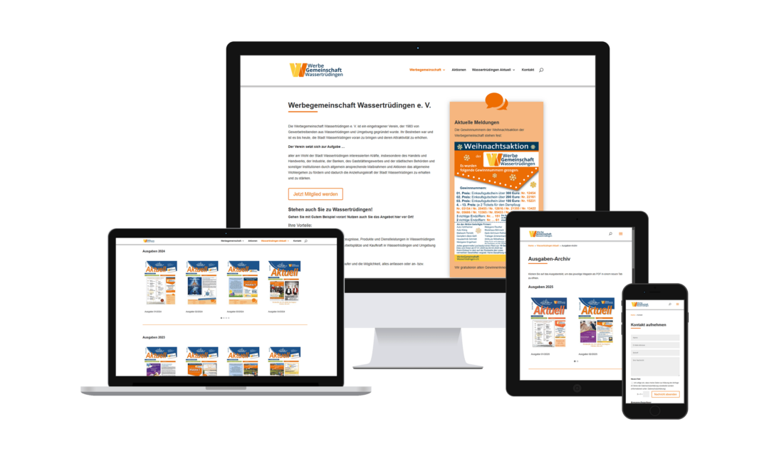 Website Werbegemeinschaft Wassertrüdingen e.V.