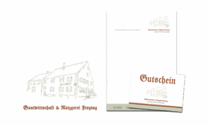 Corporate Design Gastwirtschaft Freytag