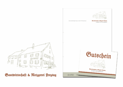 Corporate-Design für Gastwirtschaft Freytag in Cronheim