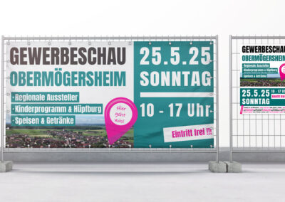 Werbung Gewerbeschau Obermögersheim