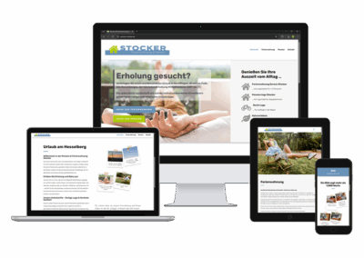 Website Pension & Ferienwohnung Stocker Gerolfingen